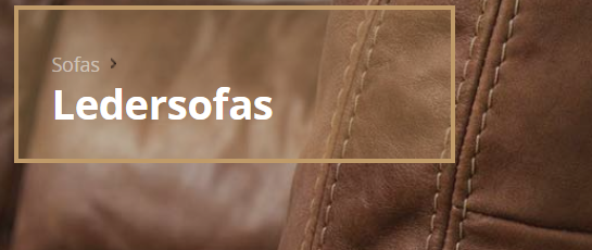 Ledersofas - Mokana Meubelen